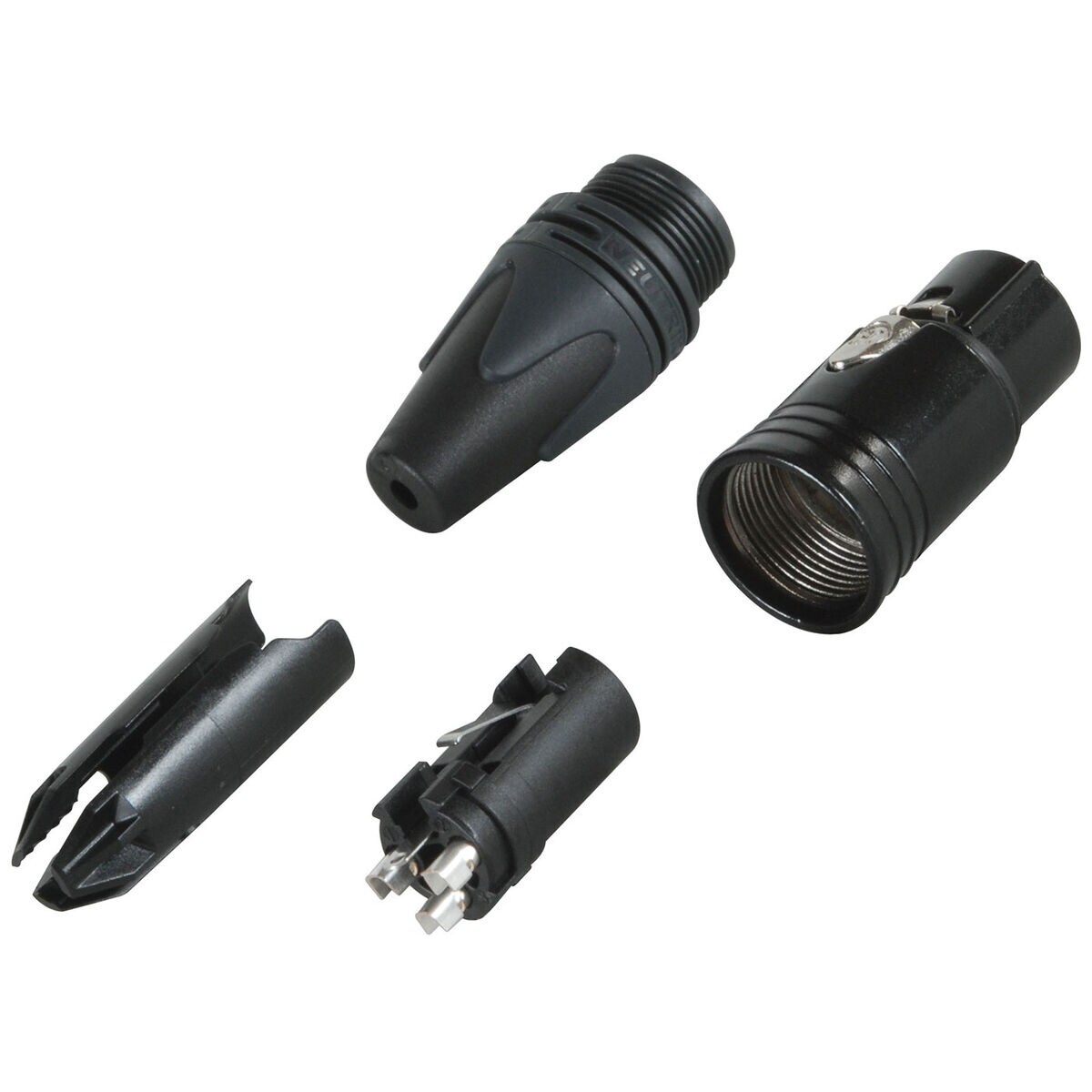 XLR コネクタ NeutrikNC3MX-B X13 NC3FX-B X 14 Amazon.com: Neutrik NC3FX-13-Pin F Cable MT XLR Large Entry